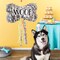Pull String Dog Bone Pinata for Puppy Birthday Party Decorations, Silver Foil (Small, 16.8 x 10 x 3 In)